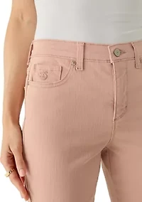 Petite Amanda Capris with Slit