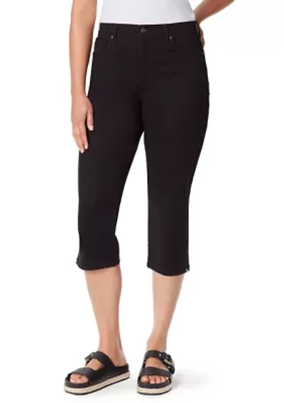 Petite Amanda Capri Pants with Slit