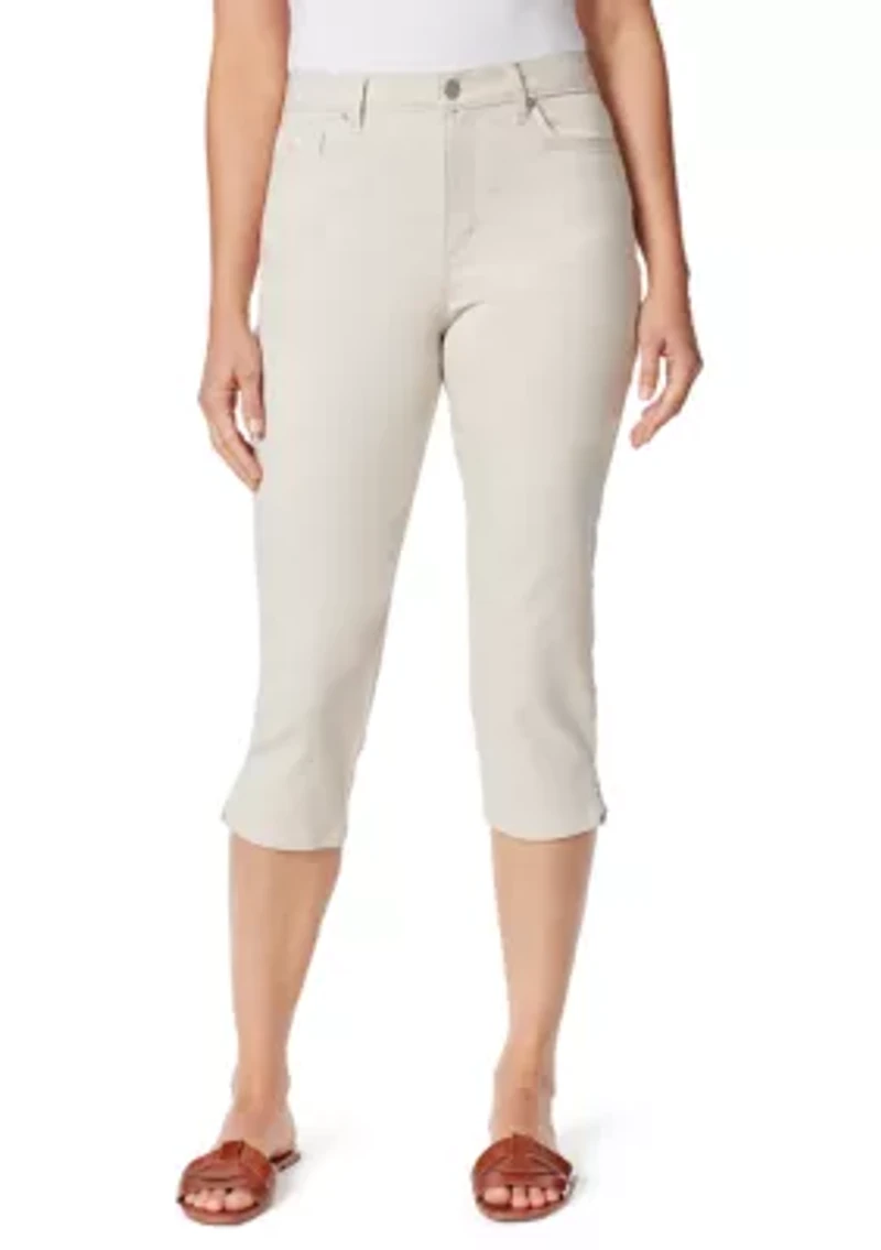 Petite Amanda Capri Pants with Slit