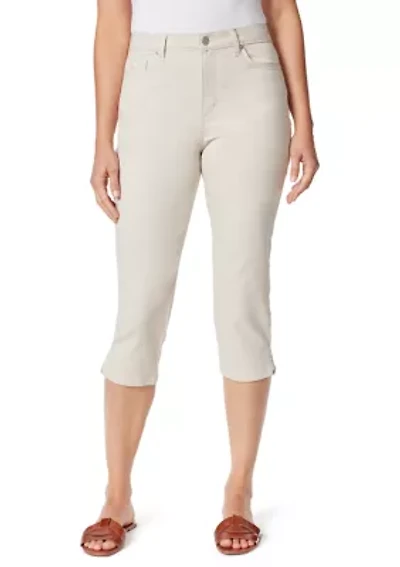 Petite Amanda Capri Pants with Slit