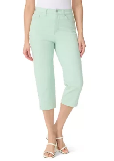 Petite Amanda Capri Pants with Slit