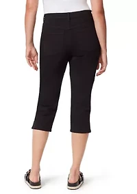 Petite Amanda Capri Pants with Slit