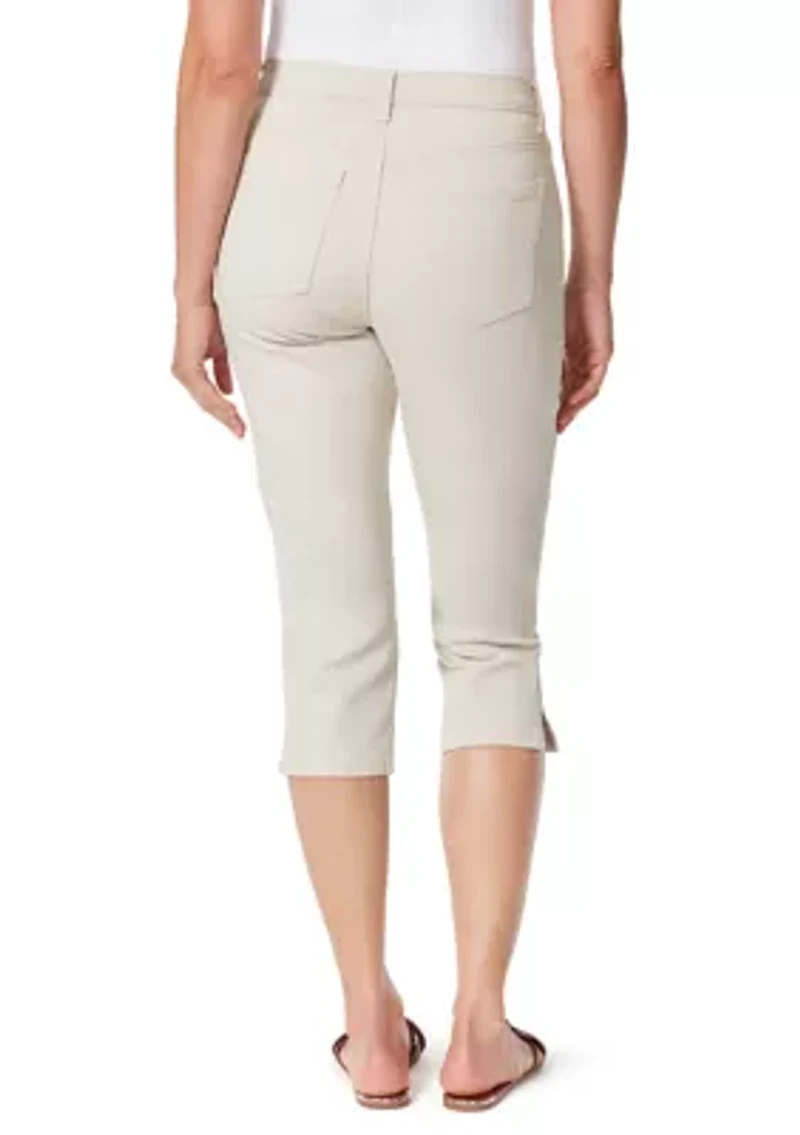 Petite Amanda Capri Pants with Slit