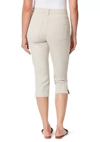 Petite Amanda Capri Pants with Slit