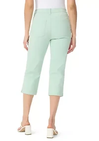 Petite Amanda Capri Pants with Slit