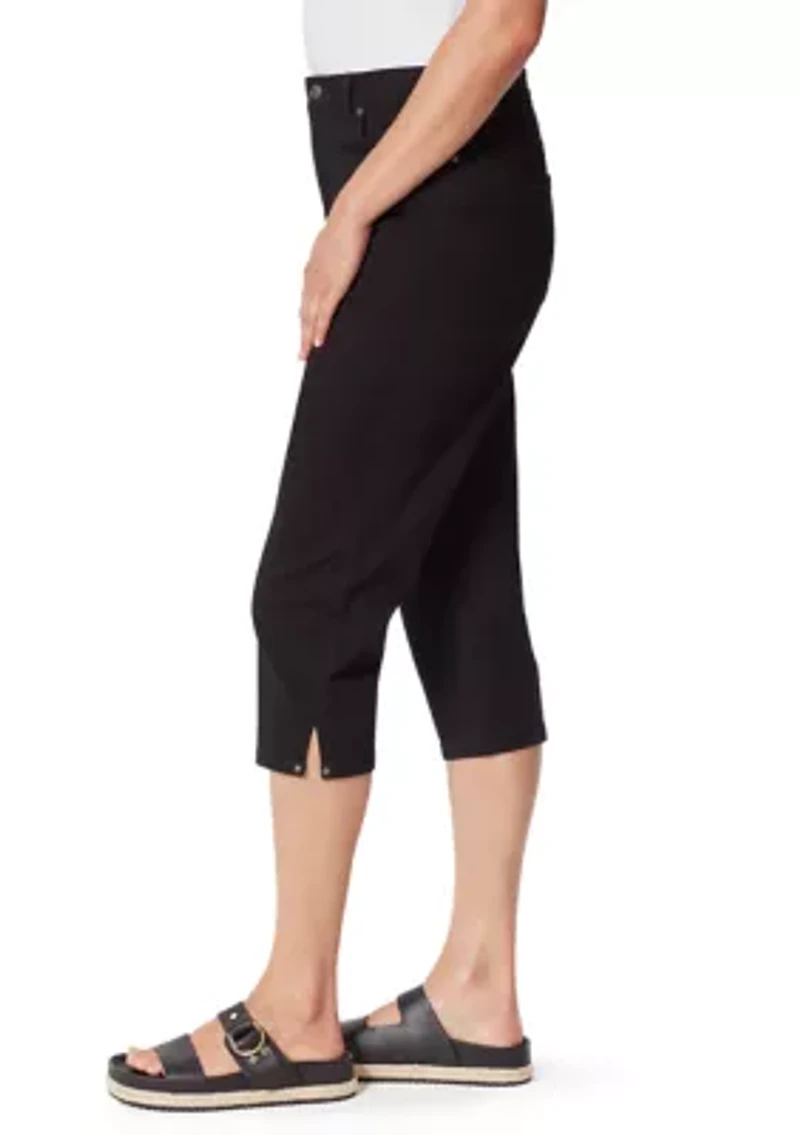 Petite Amanda Capri Pants with Slit