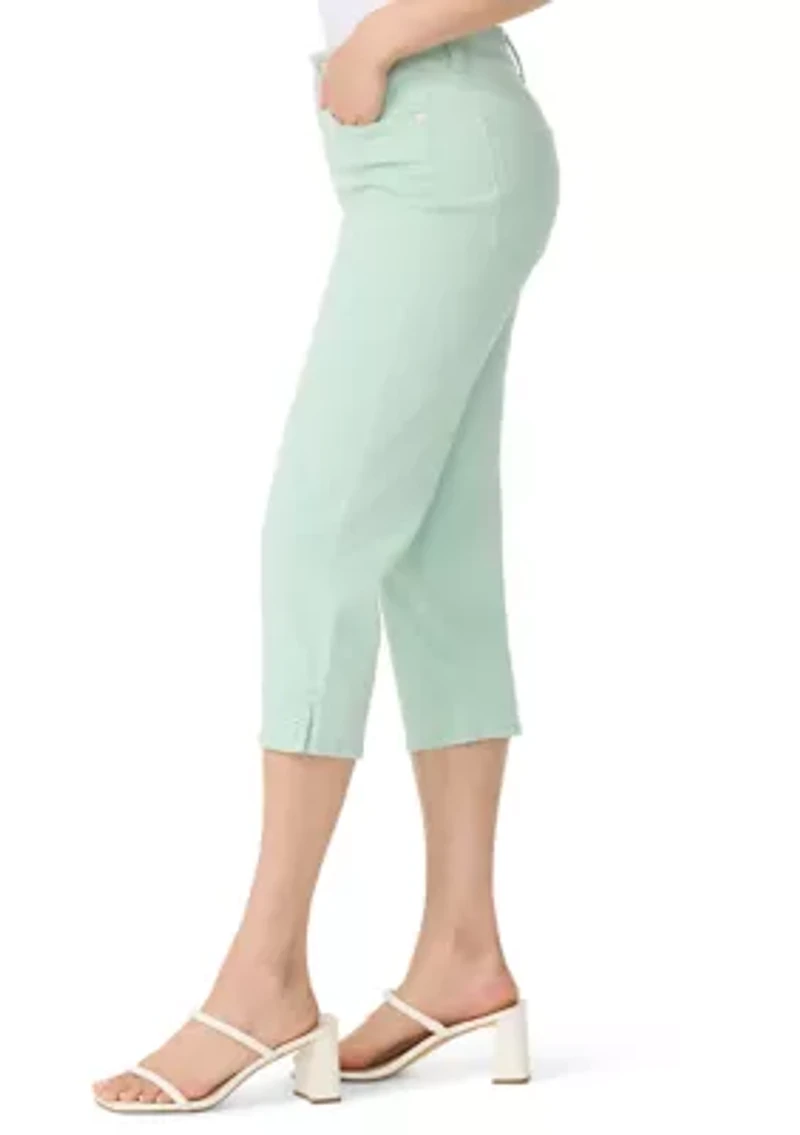 Petite Amanda Capri Pants with Slit