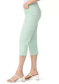 Petite Amanda Capri Pants with Slit
