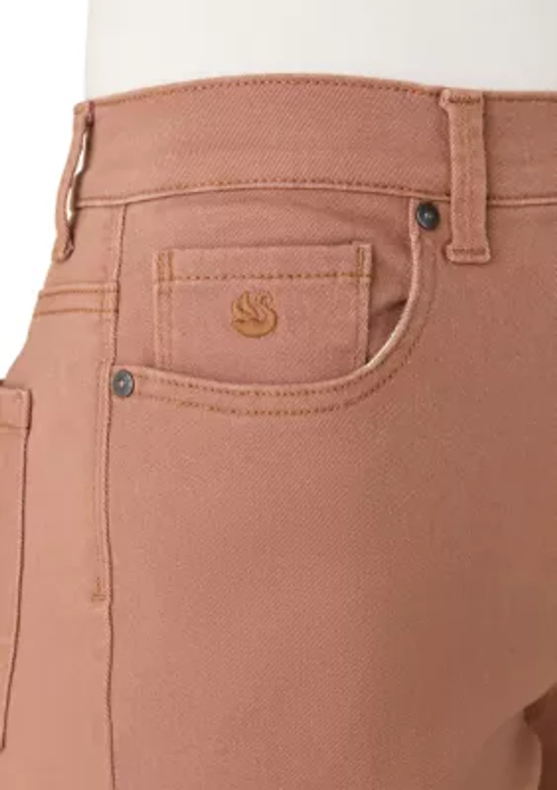 Petite Amanda Capri Pants with Slit