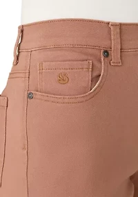 Petite Amanda Capri Pants with Slit