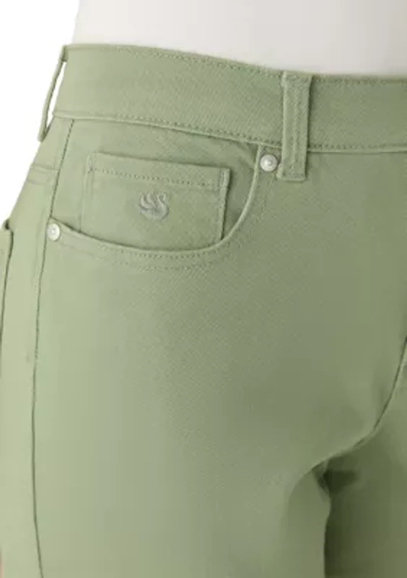 Petite Amanda Capri Pants with Slit