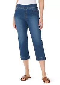 Petite Amanda Capri Pants with Slits