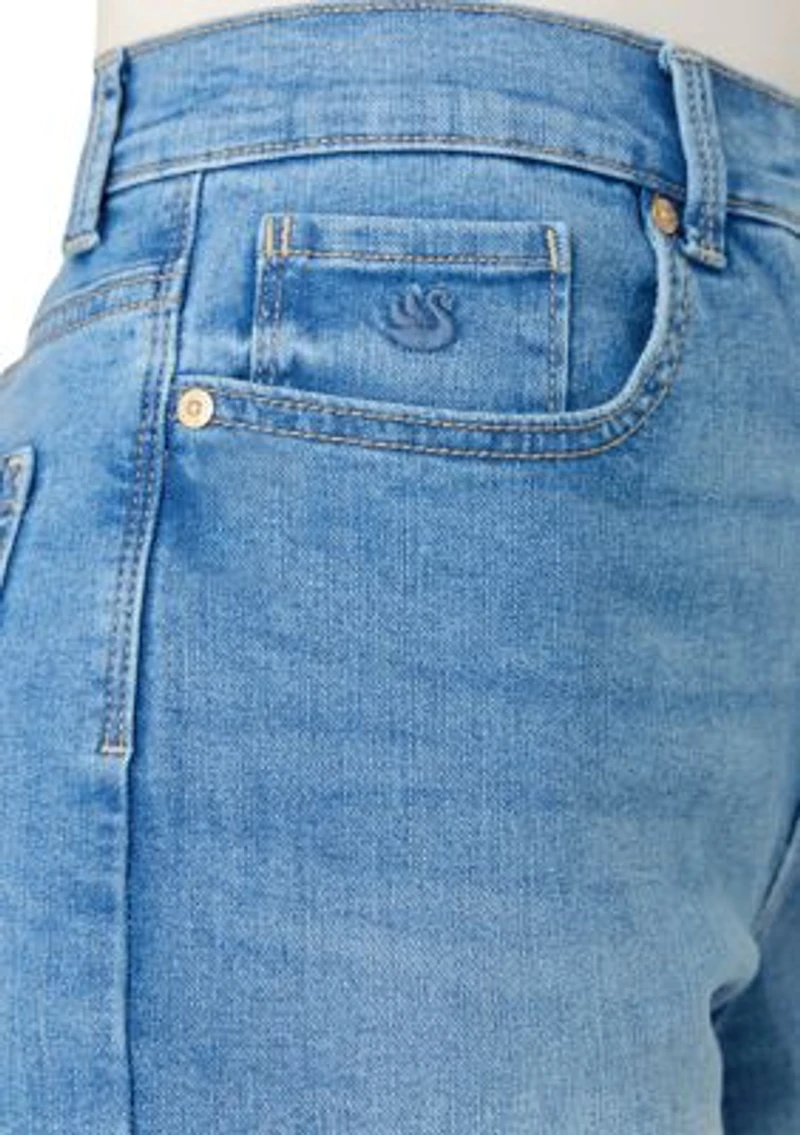 Petite Amanda Capri Pants with Slits