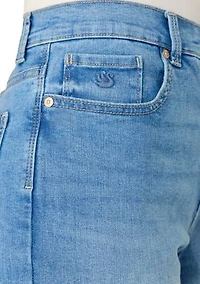 Petite Amanda Capri Pants with Slits