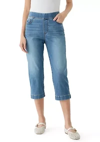 Petite Amanda Pull On Capri Pants