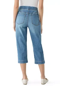 Petite Amanda Pull On Capri Pants