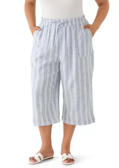 Plus Rainey Linen Pants