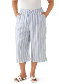 Plus Rainey Linen Pants