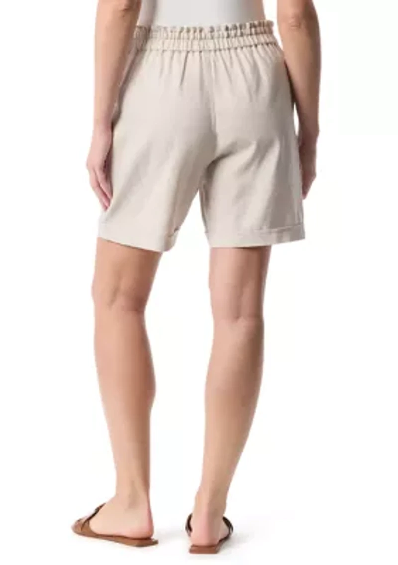 Petite Jax Linen Shorts
