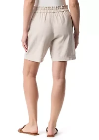 Petite Jax Linen Shorts