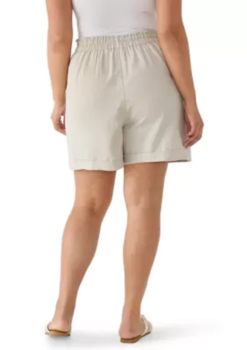 Plus Jax Linen Shorts