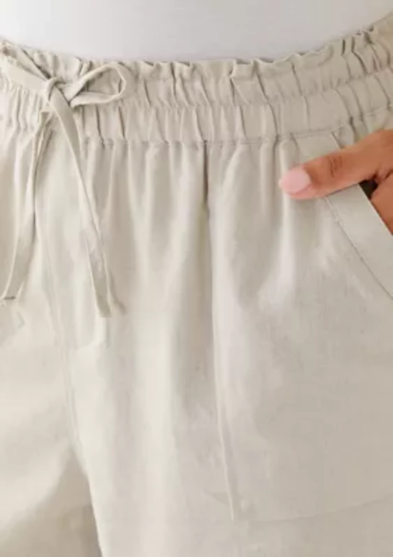 Plus Jax Linen Shorts