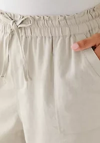 Plus Jax Linen Shorts
