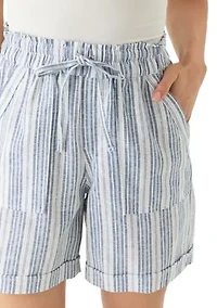 Petite Linen Shorts