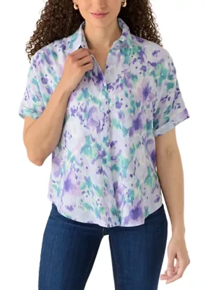 Petite Diasy Woven Top