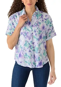 Petite Diasy Woven Top