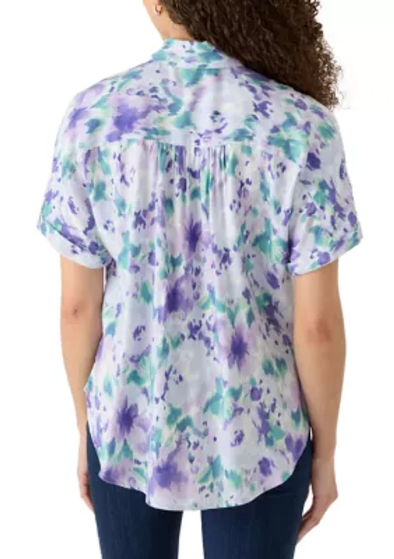 Petite Diasy Woven Top