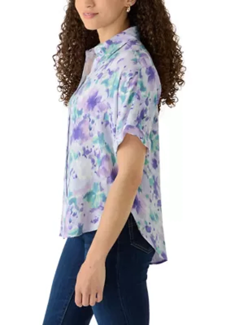 Petite Diasy Woven Top