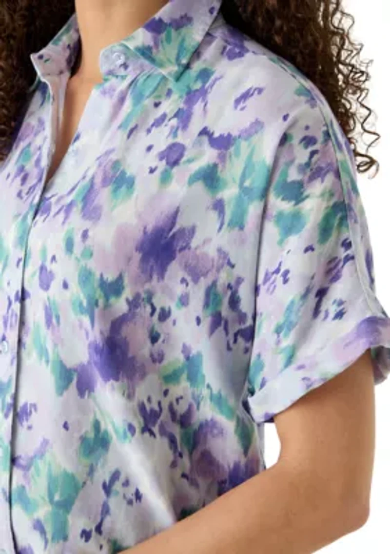 Petite Diasy Woven Top