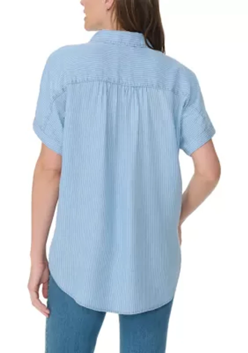 Petite Daisy Woven Top