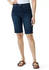 Petite Amanda Bermuda Shorts with Slits