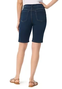 Petite Amanda Bermuda Shorts with Slits