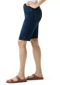 Petite Amanda Bermuda Shorts with Slits