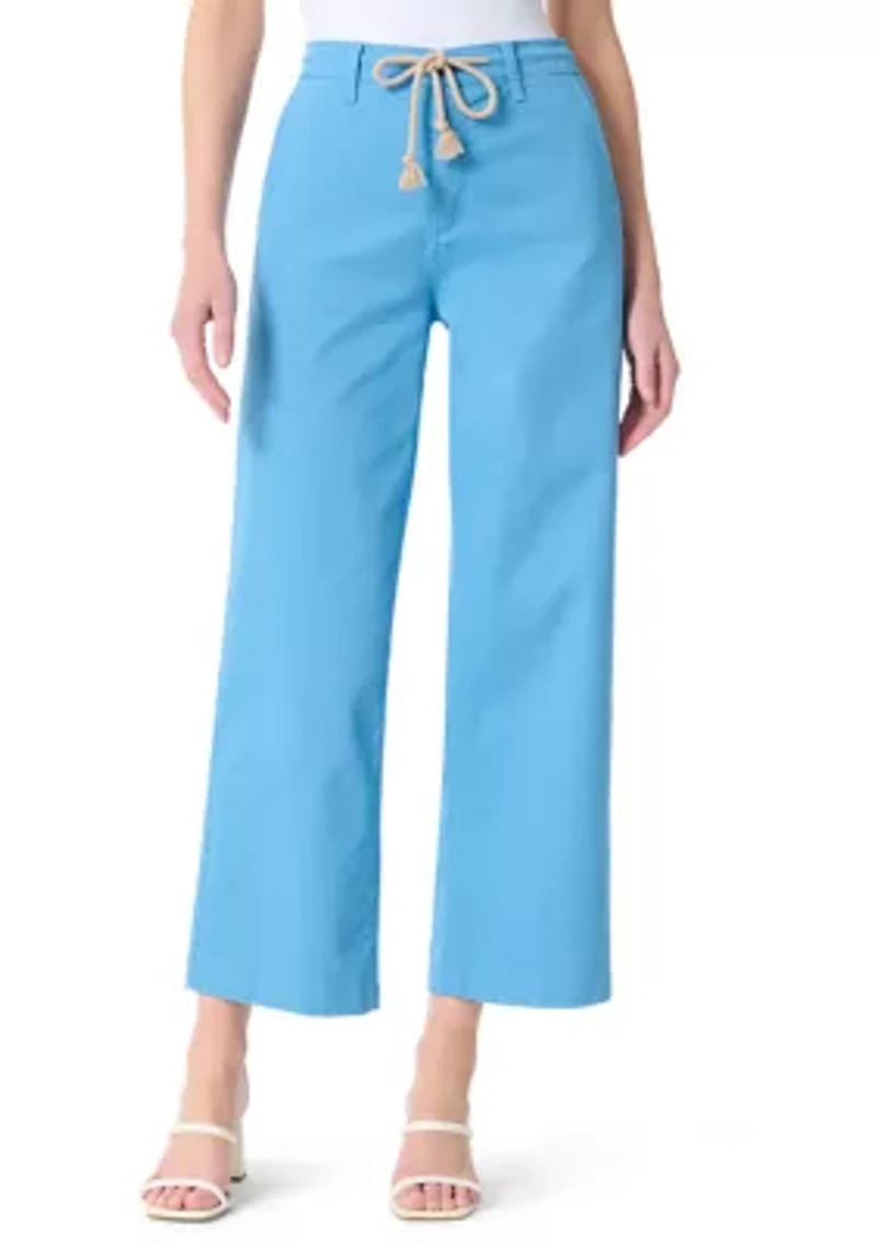 Women's Drawstring Twill Pants