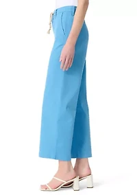 Women's Drawstring Twill Pants