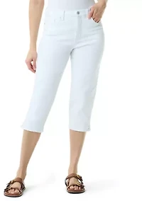 Petite Amanda Capri Pants with Slit