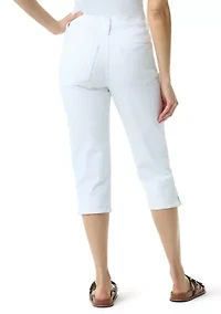 Petite Amanda Capri Pants with Slit