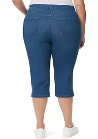 Plus Amanda Capri Jeans