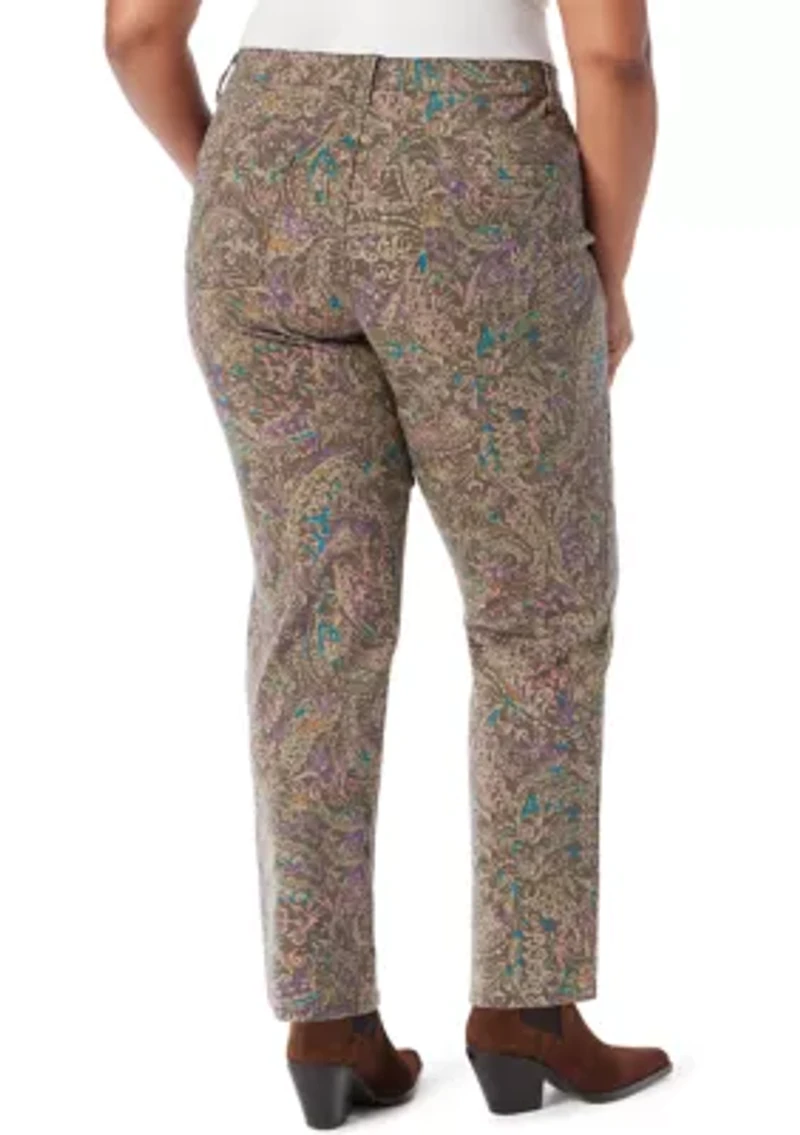 Plus Amanda Classic Print Jeans