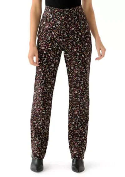 Petite Amanda Classic Printed Pants