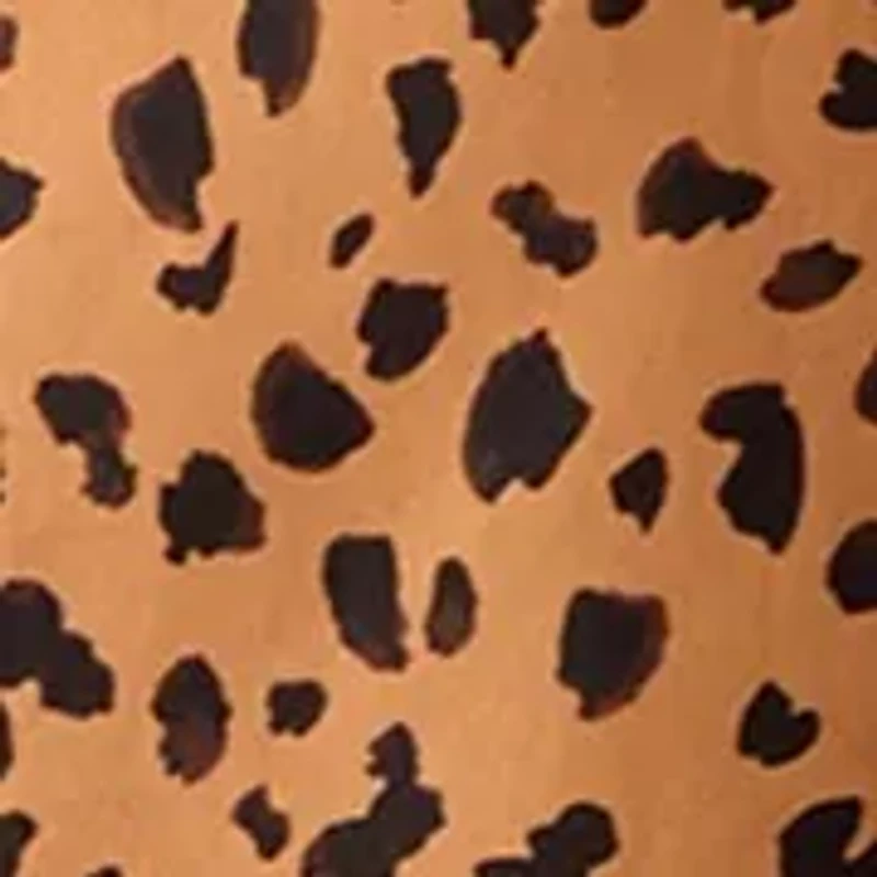 Petite Amanda Leopard Print Button Down Shirt