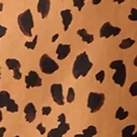 Petite Amanda Leopard Print Button Down Shirt