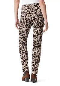 Petite Amanda Classic Printed Pants
