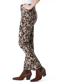 Petite Amanda Classic Printed Pants