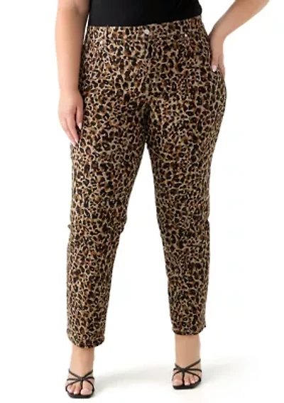 Plus Amanda Classic Print Pants
