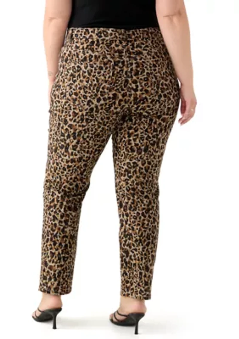 Plus Amanda Classic Print Pants